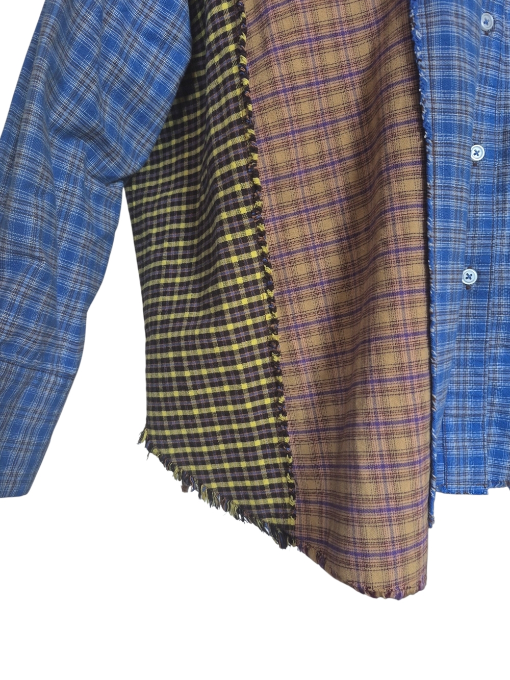 BDG Women's Spliced Dad Button-Down Shirt Sz S - Picture 4 of 6